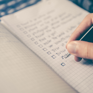 Financial Planning checklist